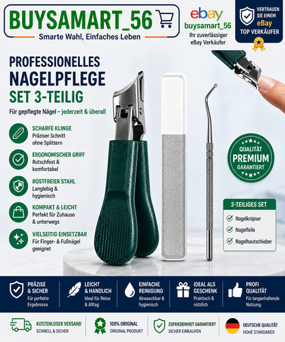 Teiliges nagelknipser set - 3-teiliges, nagelknipser-set