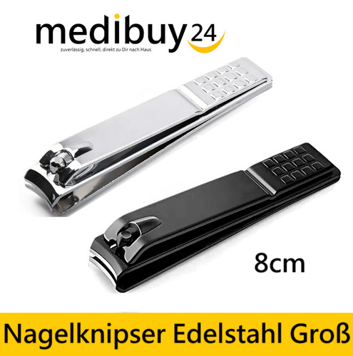 Nagelknipser edelstahl groß - nagelknipser,